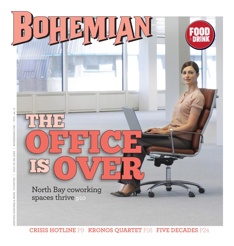 Front Page of North Bay Bohemian